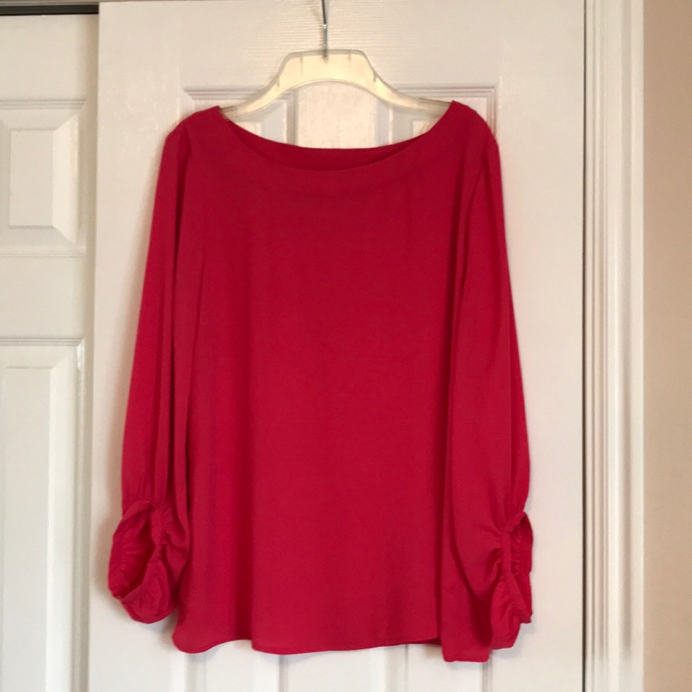 Pink Silk Blouse
